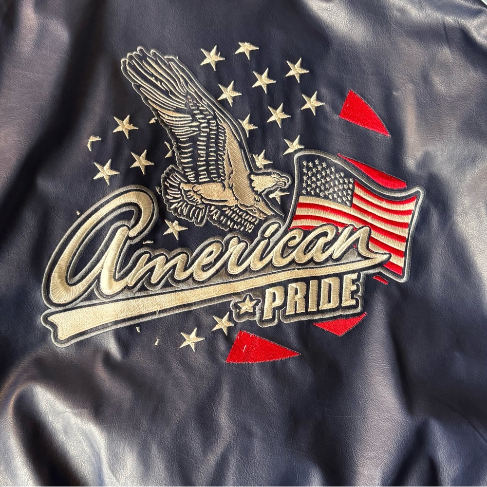 Steve & Barry’s vintage American pride bomber jacket, - Picture 10 of 11